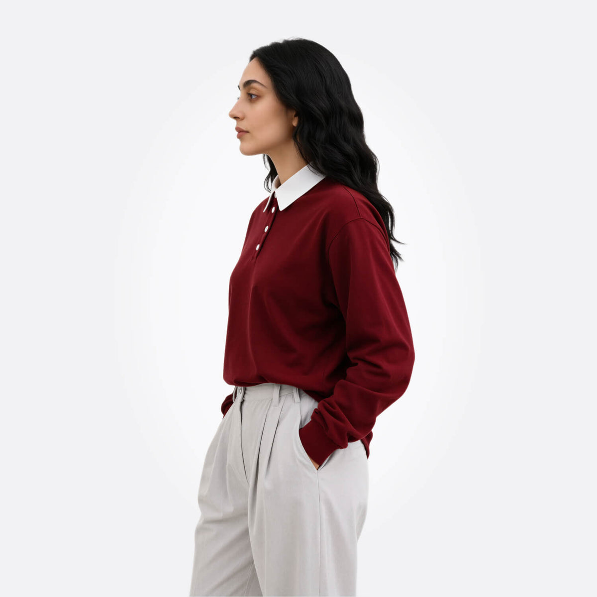 Long Sleeve Polo-pro18-b