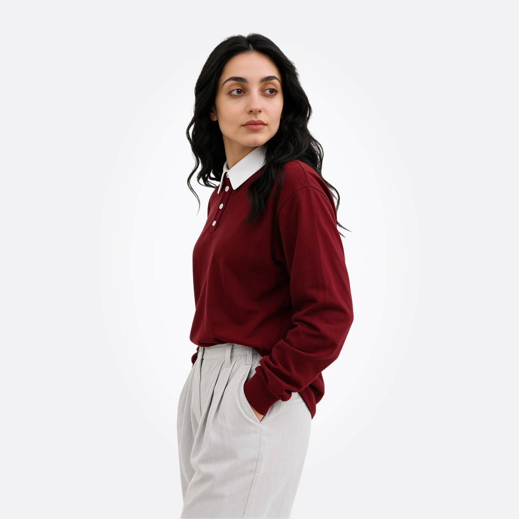 Long Sleeve Polo-pro18-c