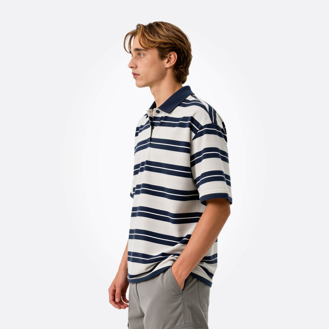 Wide Stripe Polo-pro9-c