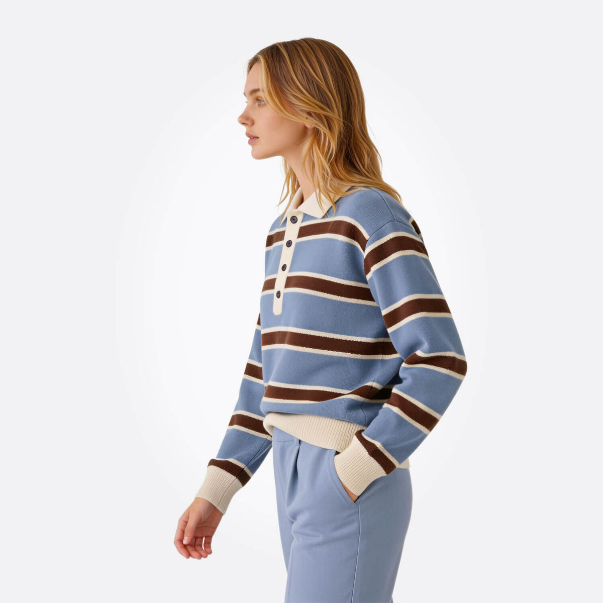 Stripe Polo Sweater-pro_26-b